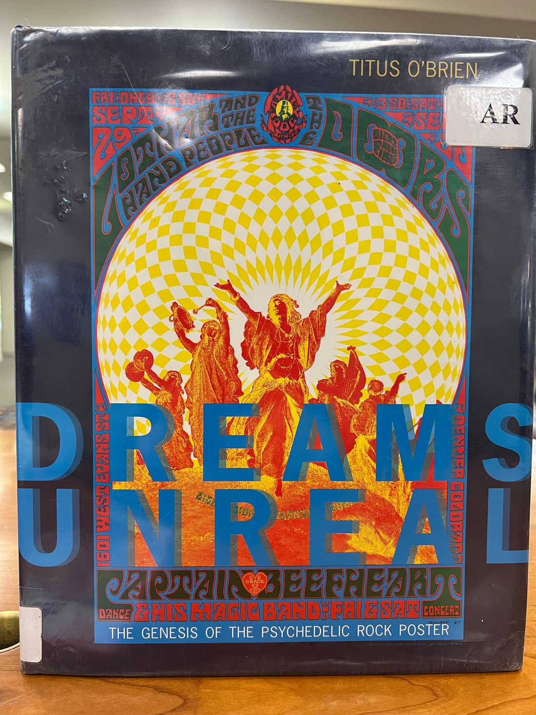 Psychedelic art book at Central Library