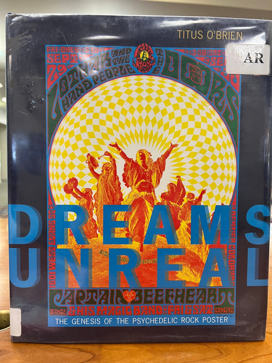 Psychedelic art book at Central Library
